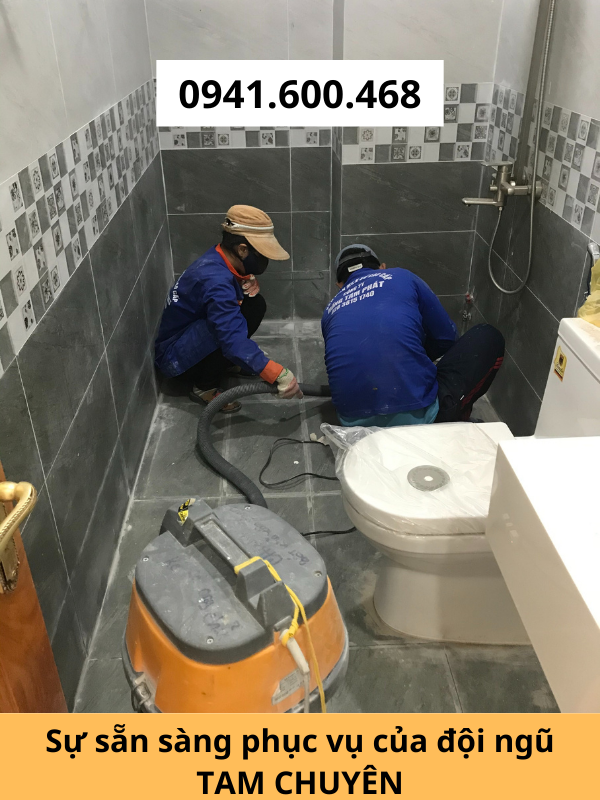 Chống thấm đường ron toilet