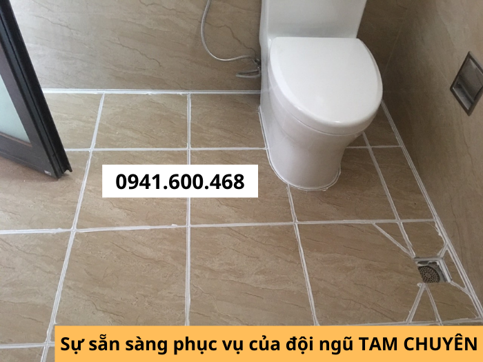 Chống thấm toilet tại Q1