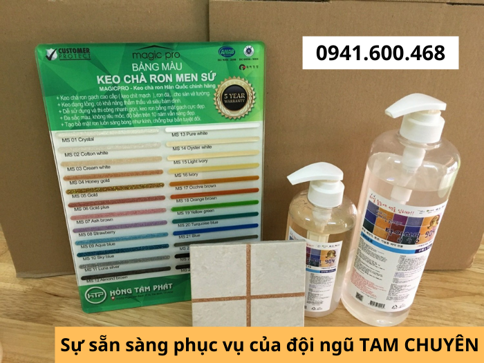 Keo ron chống thấm nhà tắm